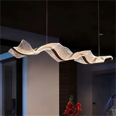 Fin 60W Lustre de cristal Design moderne pour la salle à manger de luxe
