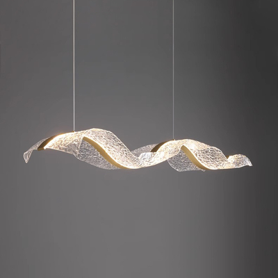 Fin 60W Lustre de cristal Design moderne pour la salle à manger de luxe
