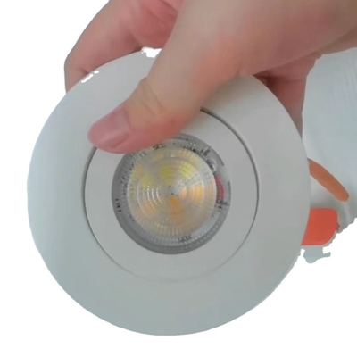 Home Office 5W 360D angle de faisceau en retrait LED Downlight avec 80 Ra CRI et un design LED élégant