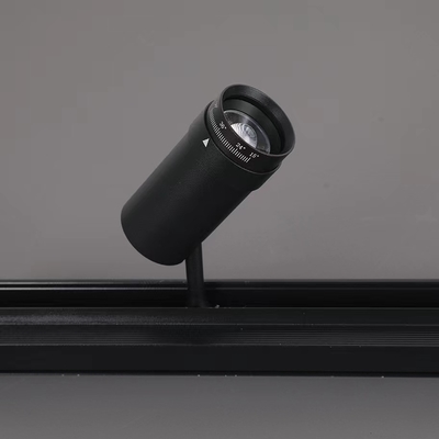 1CCT Corps de lampe en alliage d'aluminium 10-60 degrés Lentille zoomable LED Focus Light Track Light