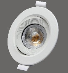 Design moderne 3W 7W 9W Mini Super Slim à LED avec pilote intégré et aucun atténuateur