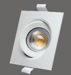 Design moderne 3W 7W 9W Mini Super Slim à LED avec pilote intégré et aucun atténuateur