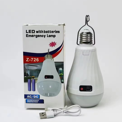 2 E27/B22 ampoule LED rechargeable d'urgence pour solutions d'éclairage à économie d'énergie