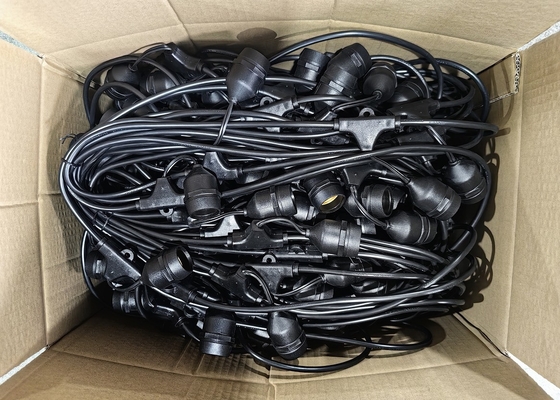 Éclairage extérieur suspendu 100m étanche IP65 câble avec 200pcs supports réglables