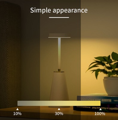 Touch Switch Lumière de nuit métallique Atmosphère Lampe de table pour la décoration de la lumière LED intelligente