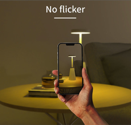 Touch Switch Lumière de nuit métallique Atmosphère Lampe de table pour la décoration de la lumière LED intelligente