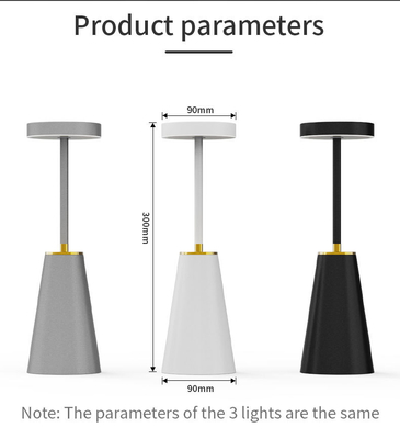 Lampe de table de chambre moderne avec charge et atténuation sans fil Durée de vie de 15000 heures