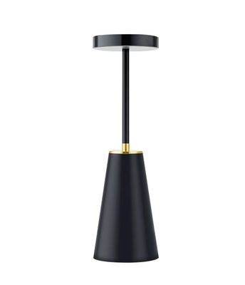 Lampe de chevet à lampe de nuit métallique lampe de table rechargeable sans fil pour la décoration de chambre