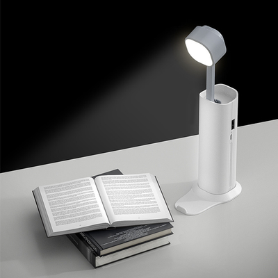 Lampe de table à protection oculaire à LED USB avec une lampe de poche puissante et une batterie rechargeable