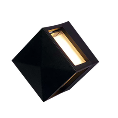 Lampe de jardin LED à paroi ronde et carrée extérieure IP65 10W 15W pour éclairage économe en énergie