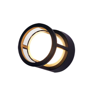 Lampe de jardin LED à paroi ronde et carrée extérieure IP65 10W 15W pour éclairage économe en énergie