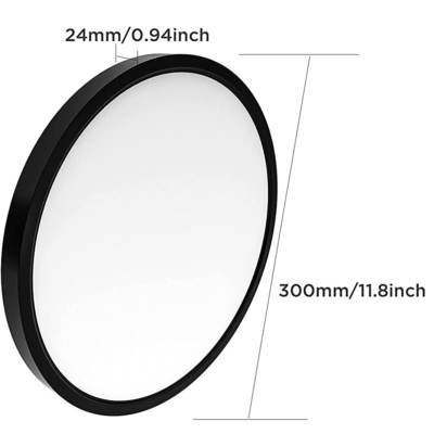 12w 20w 36w 25mm LED plafond avec large plage de température de travail et commande de commutateur
