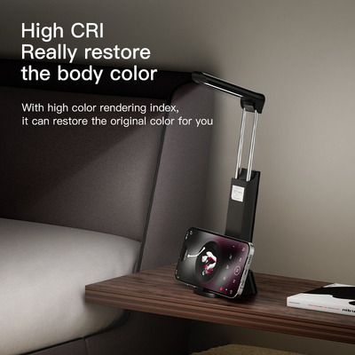 Lampe de bureau à faible intensité de 10 W avec longue autonomie et batterie au lithium de grande capacité