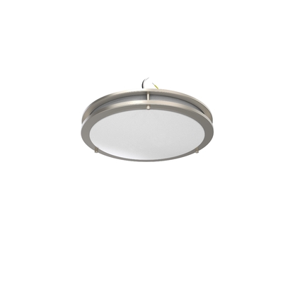 Design moderne 14 pouces 21W 5CCT LED double anneau plafond lumière CL-B1425 avec fonction de bricolage