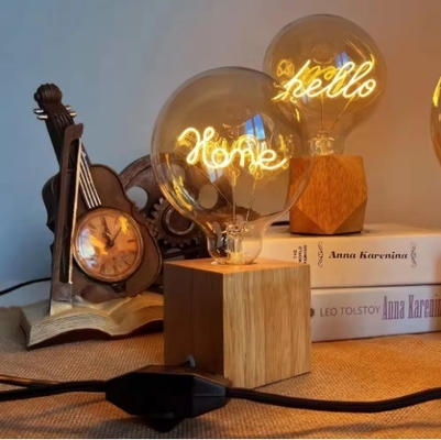 Amour à la maison Atmosphère festive Bougie de filament décoratif avec un design unique E27 1-