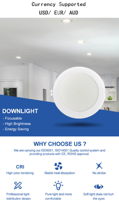 Rating IP44 et services de solutions d'éclairage 18W Smart Tuya Google Alexa LED Down Light