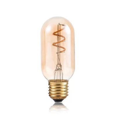 T45 ampoule à filaments spiraux Vintage lampe LED souple et flexible avec 50000 heures de durée de vie