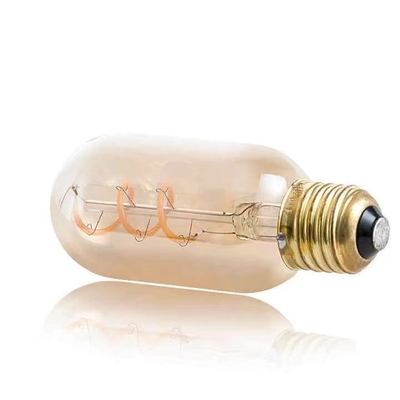 T45 ampoule à filaments spiraux Vintage lampe LED souple et flexible avec 50000 heures de durée de vie