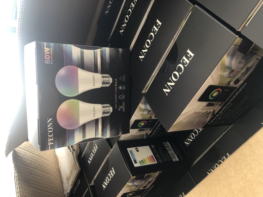 Poids du produit 0,1 kg Bulbe à LED multi-couleur RGBCW BT E27 B22 pour l'éclairage domestique