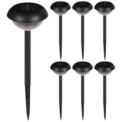 1W haute luminosité LED jardin lampes de rue avec lampe supérieure à colonne de coulée sous pression et CRI Ra 70