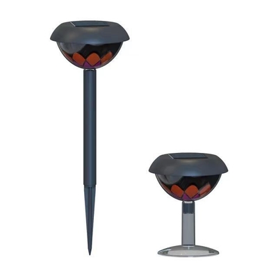 1W haute luminosité LED jardin lampes de rue avec lampe supérieure à colonne de coulée sous pression et CRI Ra 70