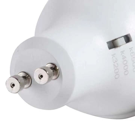 6W GU10 ampoules projecteurs LED avec angle de rayon de 120 degrés et 30000 heures de travail