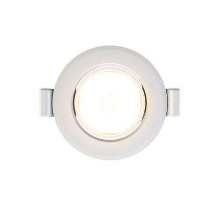 2700K Lumière basse LED blanche douce et chaude 5w pour une longue durée de vie et une coupe en retrait de 70 mm