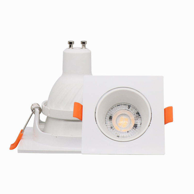 5w Mr16 Gu10 Hôtel Carré Mini Smart Anti-éblouissement Plafond réglable Surface sans découpage Lumière LED en retrait Downlights