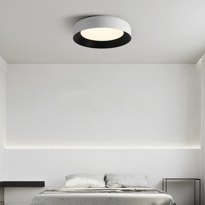 Décoration de chambre moderne du milieu du siècle 12 pouces / 14 pouces / 16 pouces Lumière de plafond LED avec 5CCT ou 1CCT DIM