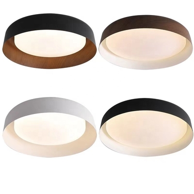 Décoration de chambre moderne du milieu du siècle 12 pouces / 14 pouces / 16 pouces Lumière de plafond LED avec 5CCT ou 1CCT DIM