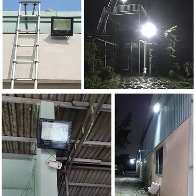 95lm/w étanche à l'eau entrepôt stade phare solaire de recharge phare extérieur à LED solaire