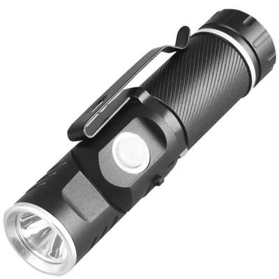5.0V/2.4A Chargeur USB pour voiture avec lampe de poche LED Portable et alimentation en courant continu