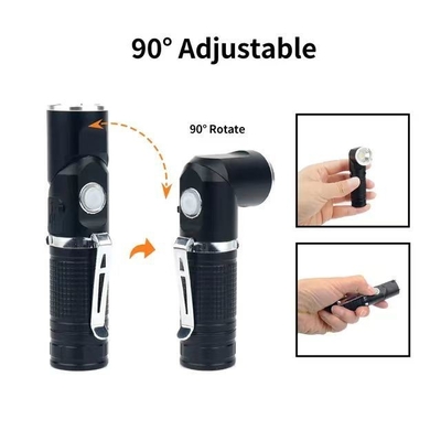 5.0V/2.4A Chargeur USB pour voiture avec lampe de poche LED Portable et alimentation en courant continu
