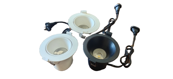 Longue durée de vie 9W 0.6mm COB Embedded LED Downlight dans un design moderne pour le câble 3,5 pouces