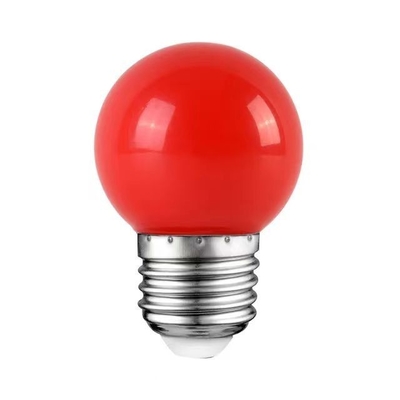 LED G45 Globe lumières de Noël 1W Nuit de couleur Mini Edison E26 15W Équivalent ampoule rouge