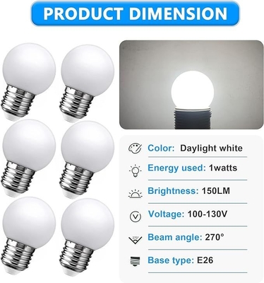 G45/Ball de golf ampoule LED/5W personnalisable éclairage de la maison Lumière intérieure 110v/220v lampe LED