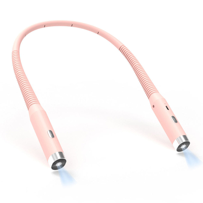 Lumière de livre à charge LED portable flexible suspendue au cou pour la protection des yeux et la lecture