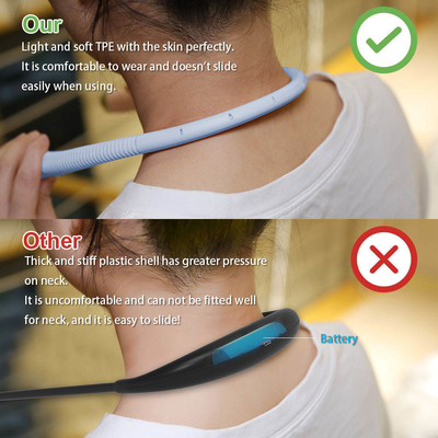 Lumière de livre à charge LED portable flexible suspendue au cou pour la protection des yeux et la lecture
