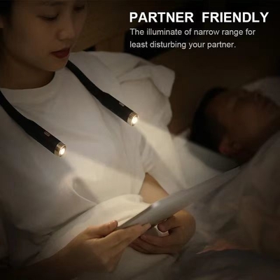 Mode de contrôle Commutateur de commande Led Portable Flexible Collier suspendu Chargeur Livre lumière pour bricolage