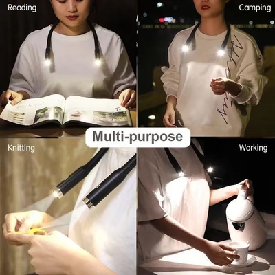 Mode de contrôle Commutateur de commande Led Portable Flexible Collier suspendu Chargeur Livre lumière pour bricolage