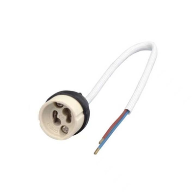 1- GU10/GZ10 Porteur de lampe en céramique Porteur d'ampoule à prise pour salon intérieur