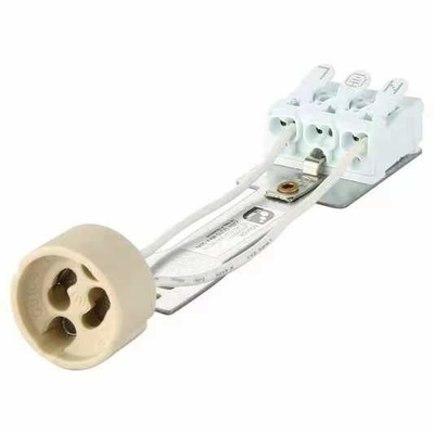1- GU10/GZ10 Porteur de lampe en céramique Porteur d'ampoule à prise pour salon intérieur