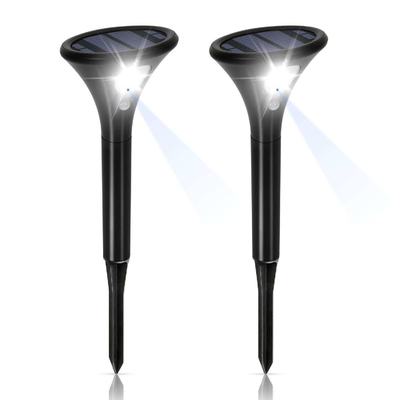 High Pole LED Floodlight projecteur de jardin avec capteur d'obscurité solaire extérieur