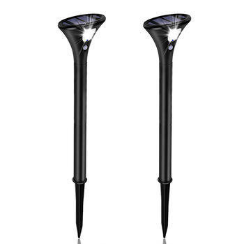 High Pole LED Floodlight projecteur de jardin avec capteur d'obscurité solaire extérieur