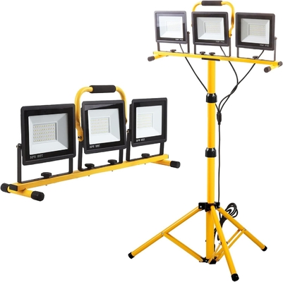 Lumière de travail réglable avec 3 têtes réglables et une sortie de 21000lm