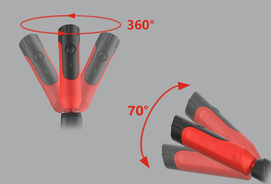 500LM Rechargeable LED Neck Light pour haut et le travail Source de lumière LED solaire