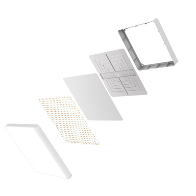 L'éclairage de plafond à LED carré de 18W avec CRI Ra 80 et matériau écologique