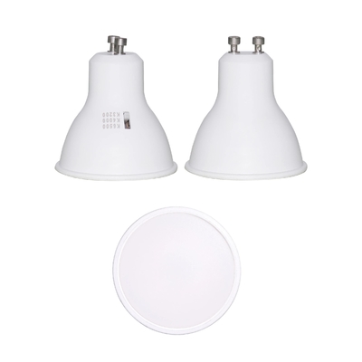 Lumières de type 120D 6W commutables multi-CCT à LED GU10 avec 80 CRI
