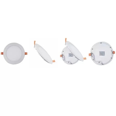 Éclairage de panneau LED à haut rendement lumineux 3W-24W pour montage en retrait/surface en blanc