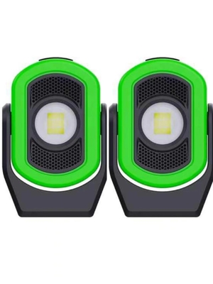 L'alimentation en courant continu LED vert USB Type-C Lithium Lumière de travail rechargeable pour l'entretien